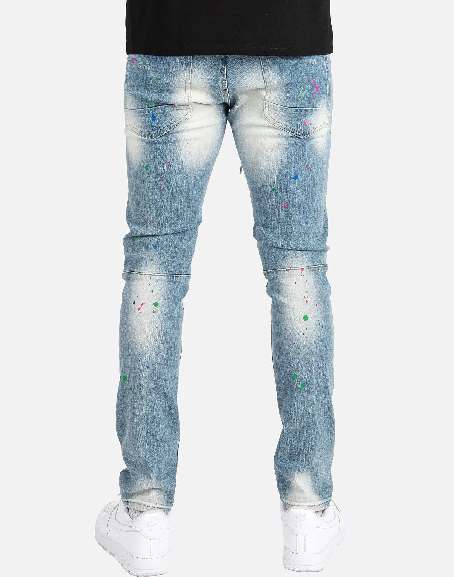 7ty7 Llc Color Rip N' Repair Jeans