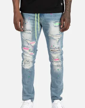 7ty7 Llc Color Rip N' Repair Jeans