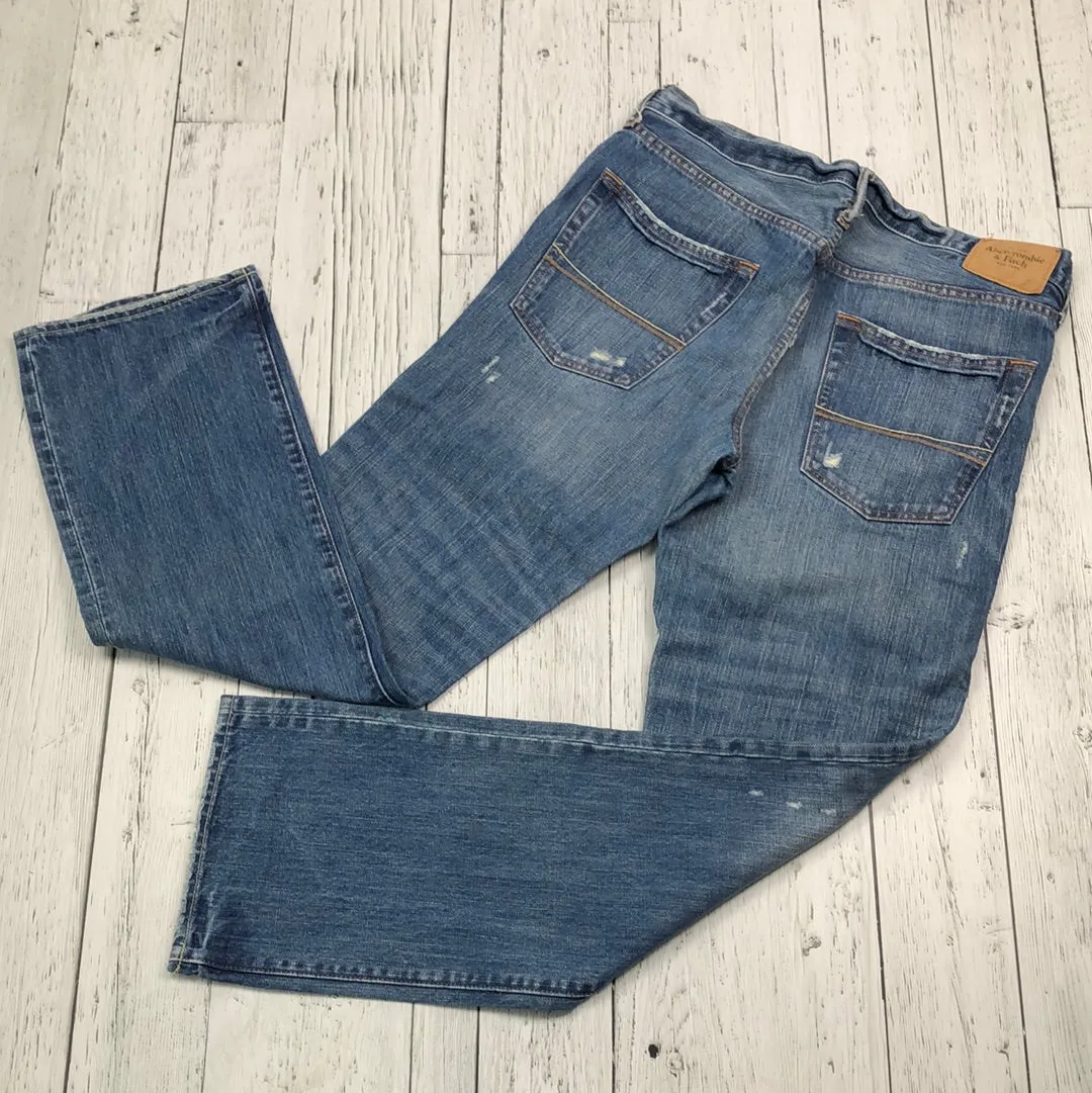 Abercrombie&Fitch distressed blue jeans - His 32x32