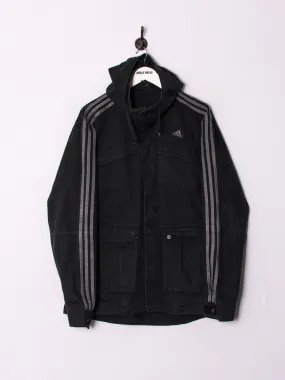 Mens Adidas Black Long Jacket - Stylish and Functional Outerwear for All Seasons