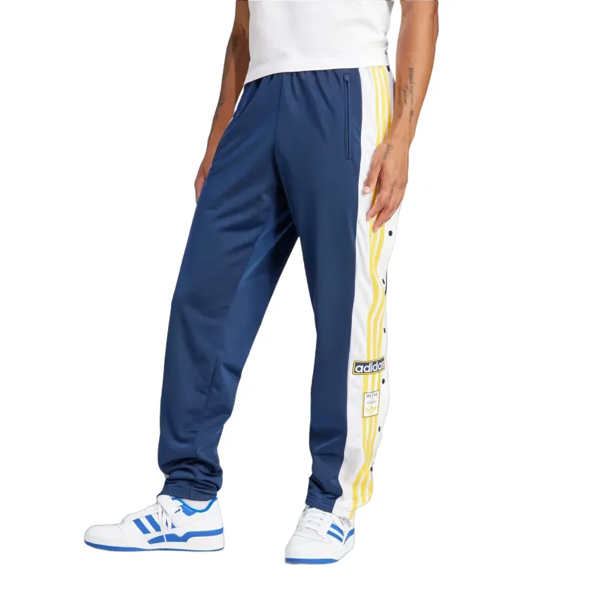 Mens Adidas Originals Adibreak Blue Yellow Gold White Sports Trousers