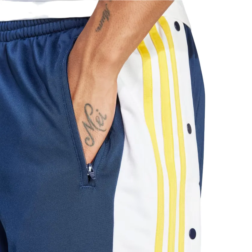 Mens Adidas Originals Adibreak Blue Yellow Gold White Sports Trousers