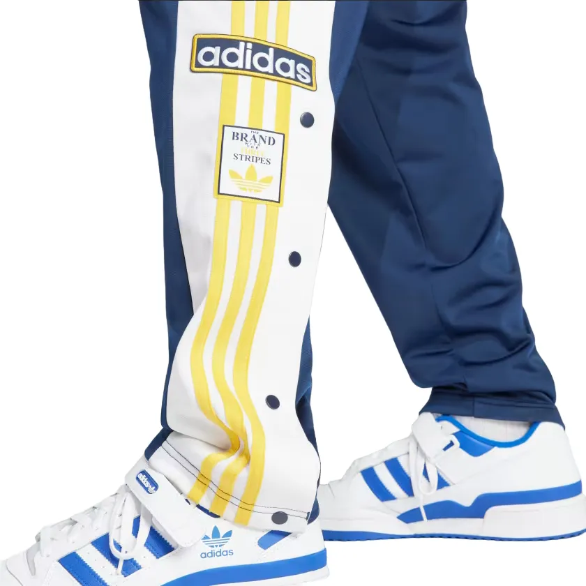 Mens Adidas Originals Adibreak Blue Yellow Gold White Sports Trousers