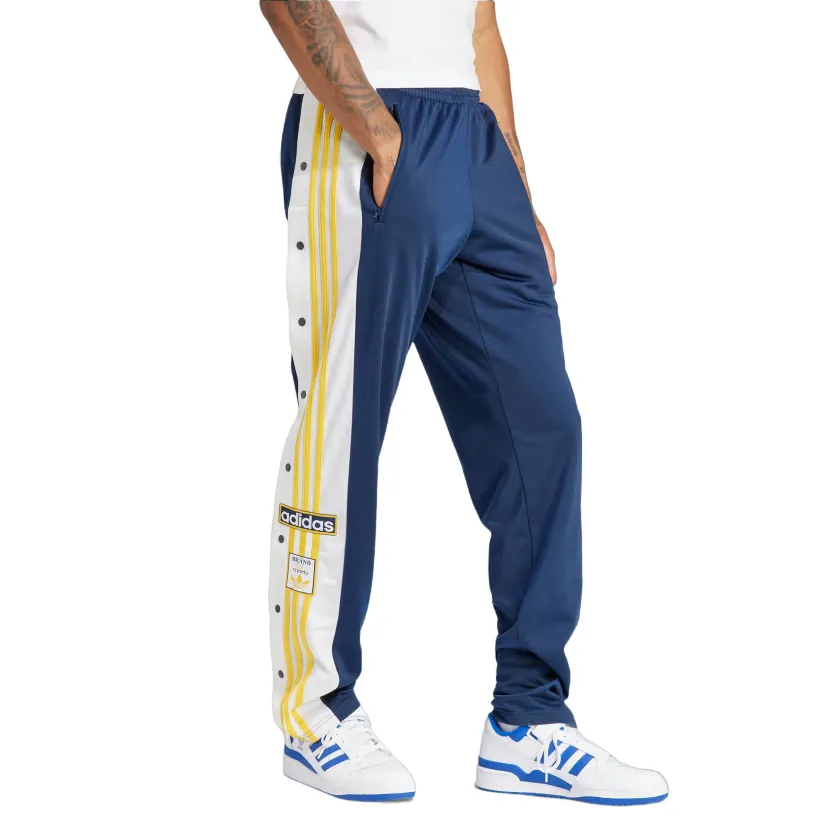 Mens Adidas Originals Adibreak Blue Yellow Gold White Sports Trousers