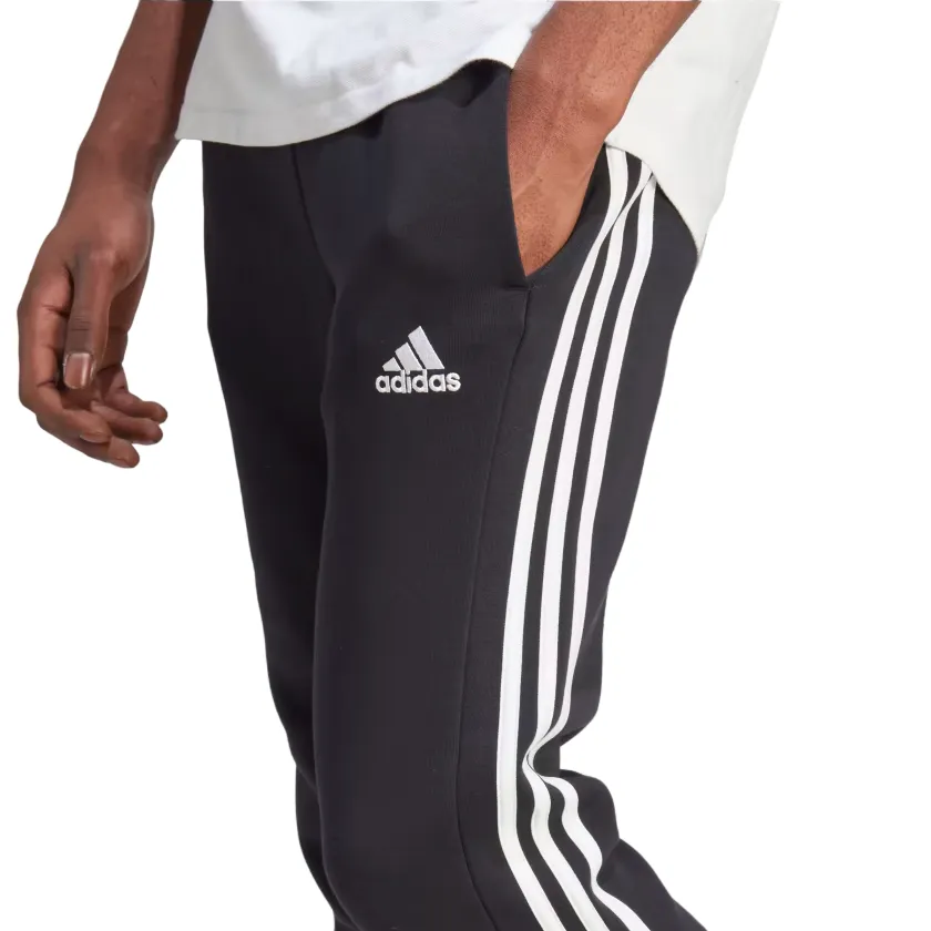 Adidas sweatshirt sports trousers with 3 stripes and ankle cuff IB4030 black-white