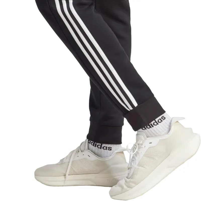 Adidas sweatshirt sports trousers with 3 stripes and ankle cuff IB4030 black-white