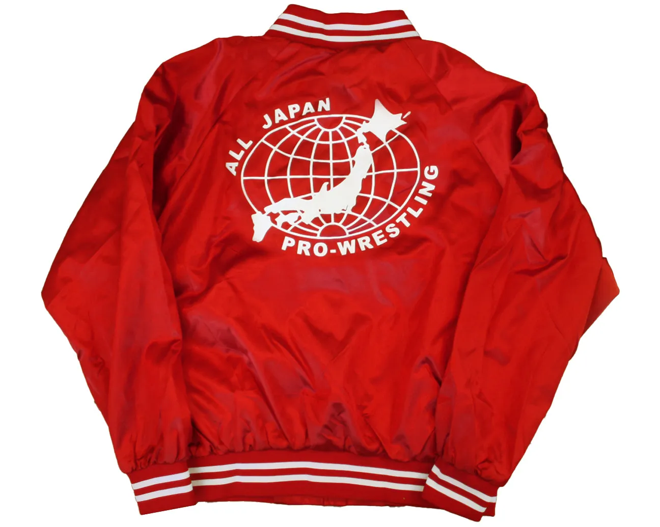 AJPW RED SATIN JACKET