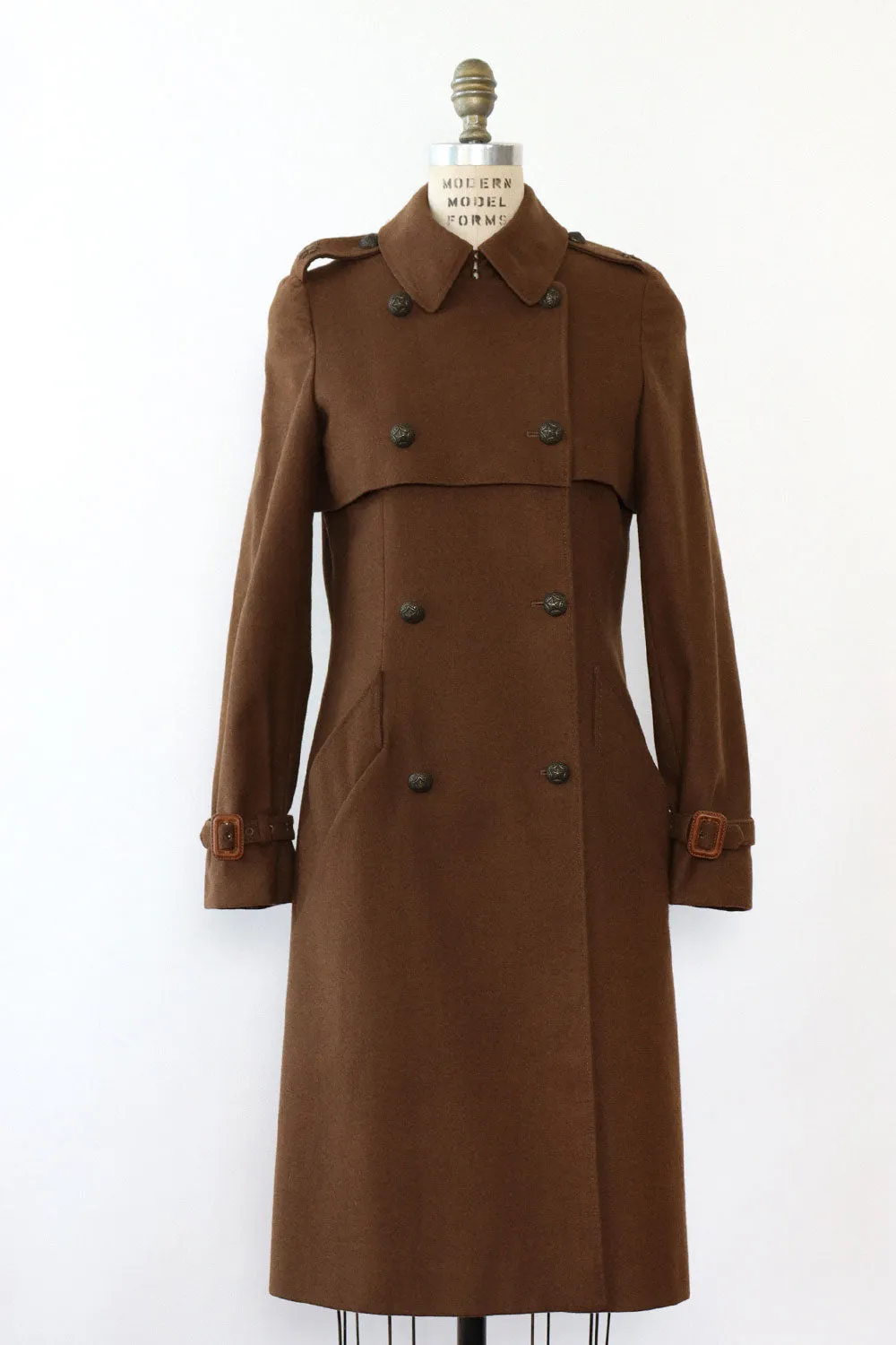 Alexander McQueen Structured Wool Coat XS