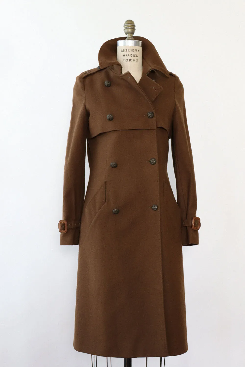 Alexander McQueen Structured Wool Coat XS