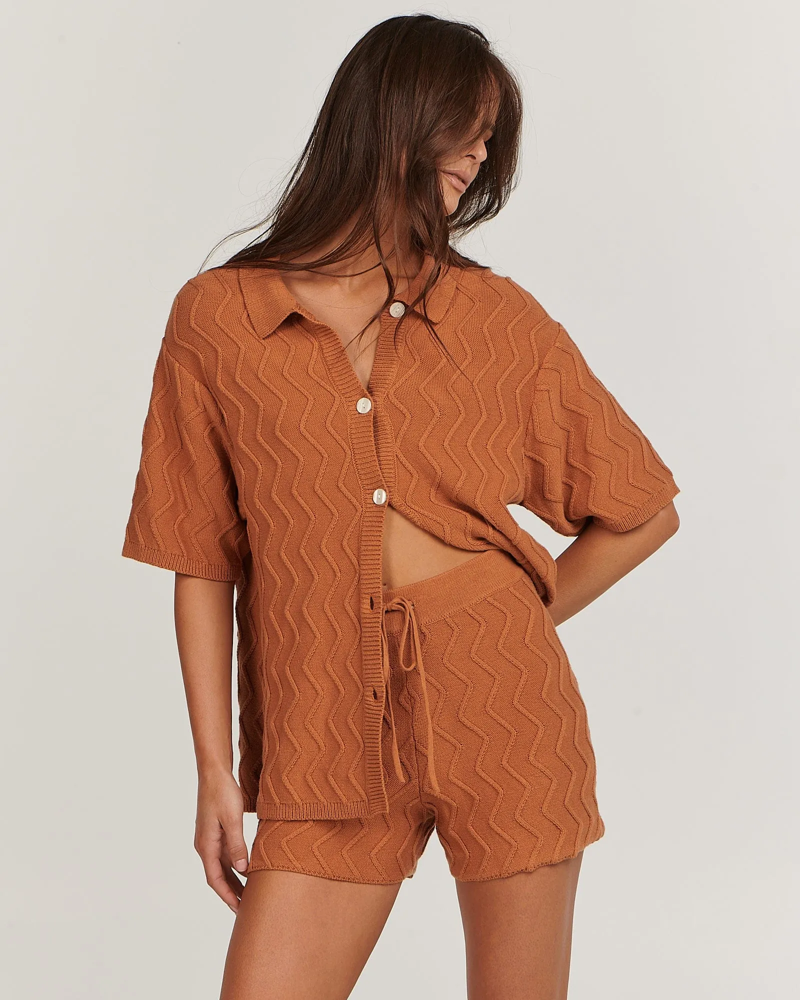 Alexis Shirt Caramel