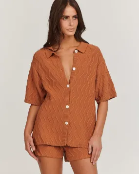 Alexis Shirt Caramel