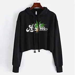 Aloha Crop Top Hoodie