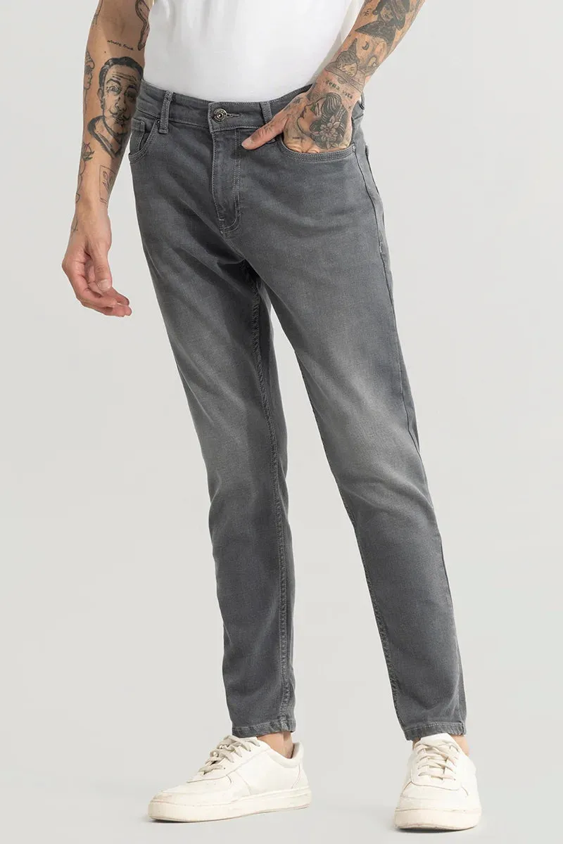 Ashen Charcoal Grey Skinny Jeans