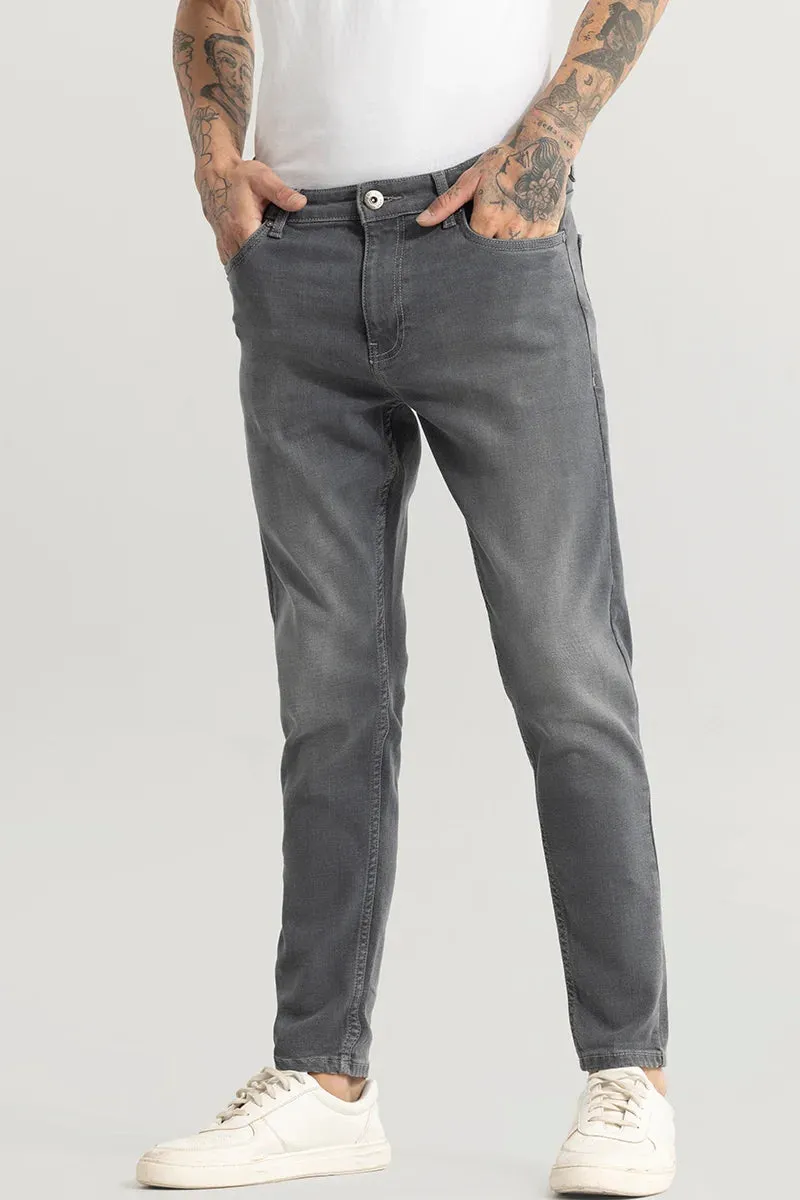 Ashen Charcoal Grey Skinny Jeans