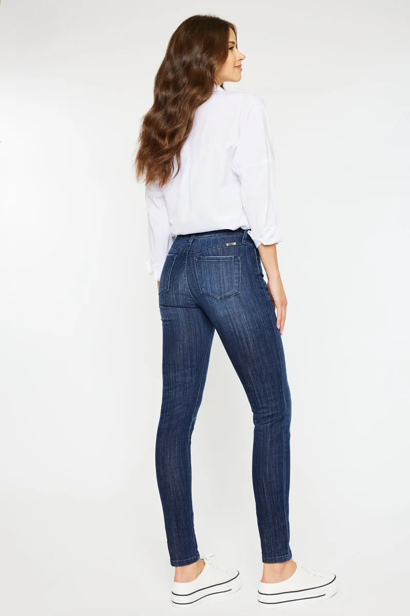 Ashlyn Mid Rise Super Skinny Jeans