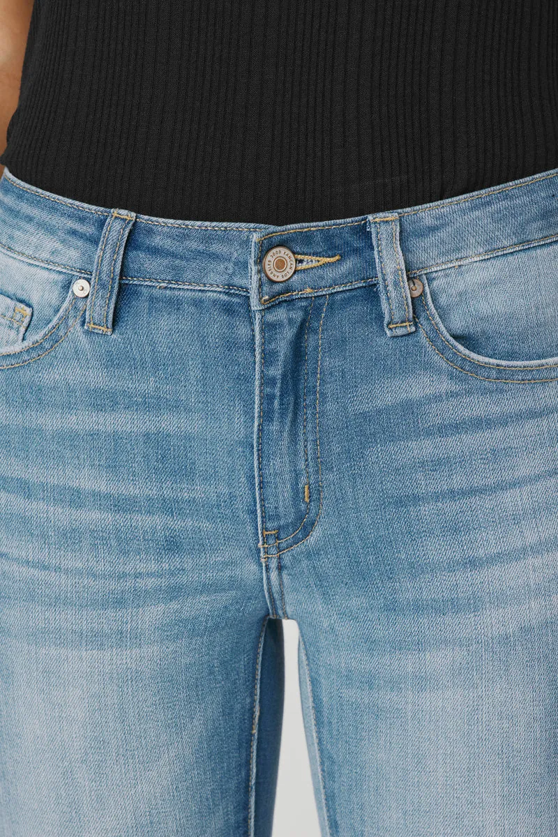 Ashlyn Mid Rise Super Skinny Jeans