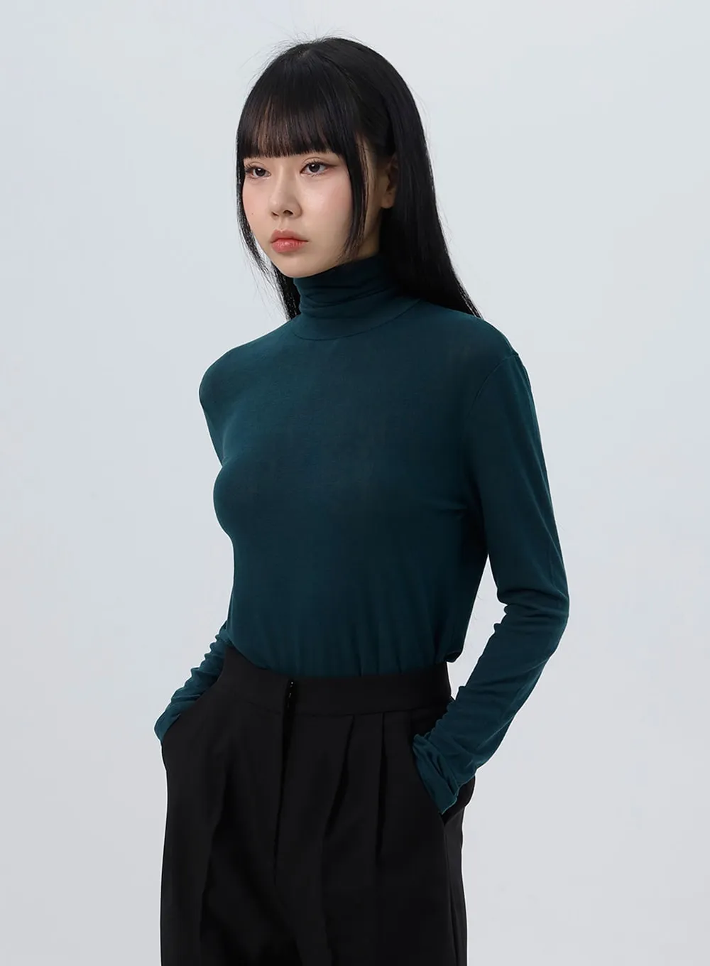 Autumn Turtleneck Top IO326