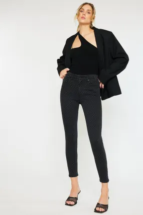 Avrielle High Rise Ankle Skinny Jeans