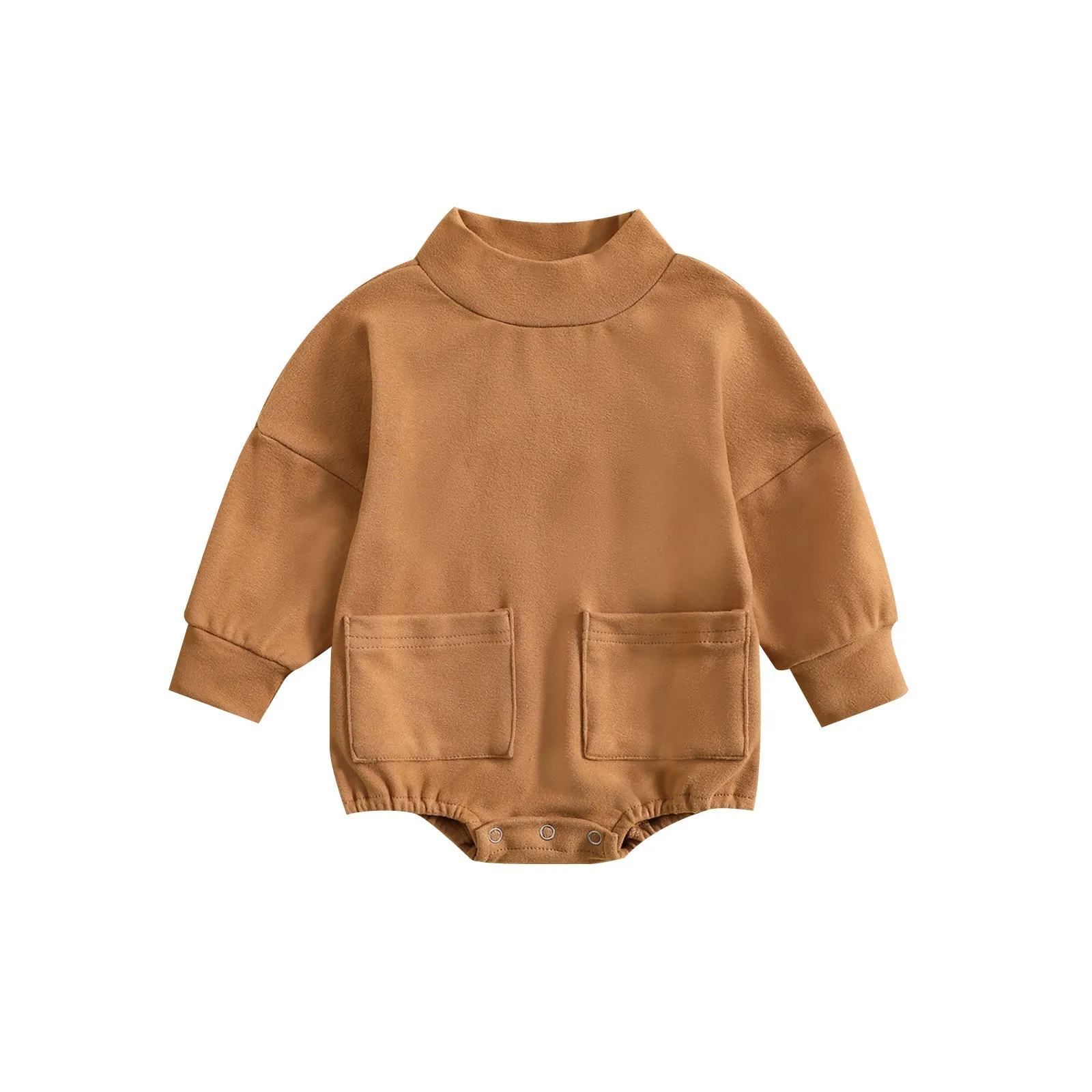 Baby Half Turtleneck Romper