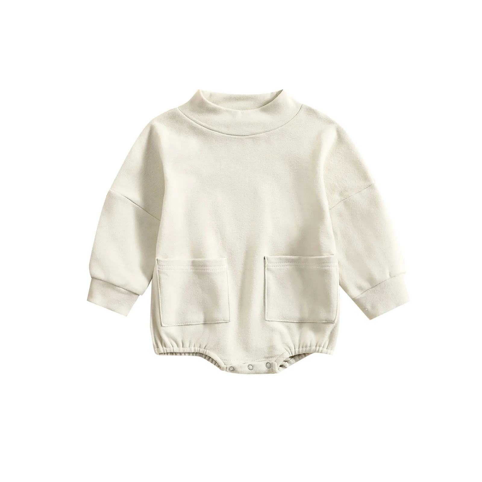 Baby Half Turtleneck Romper