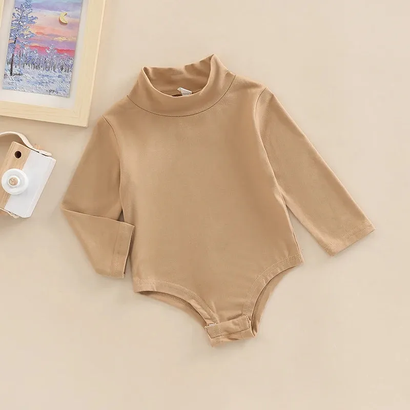 Baby Turtleneck - Infant Layette Onesie Basics Cotton Blend