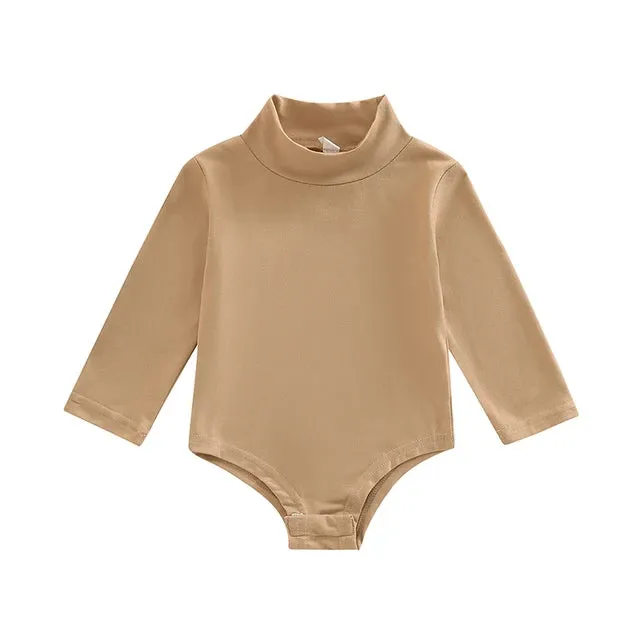 Baby Turtleneck - Infant Layette Onesie Basics Cotton Blend