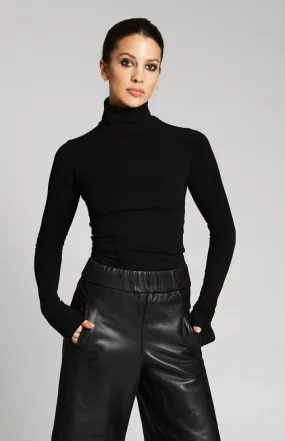 Black City Long Sleeve Turtleneck