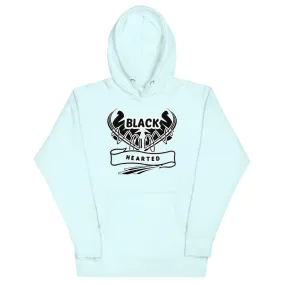 Black Hearted Unisex Hoodie