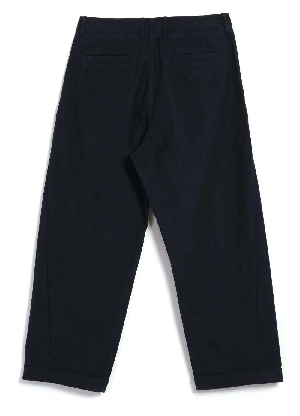 BOBBY | Super Wide Pleated Trousers | Navy