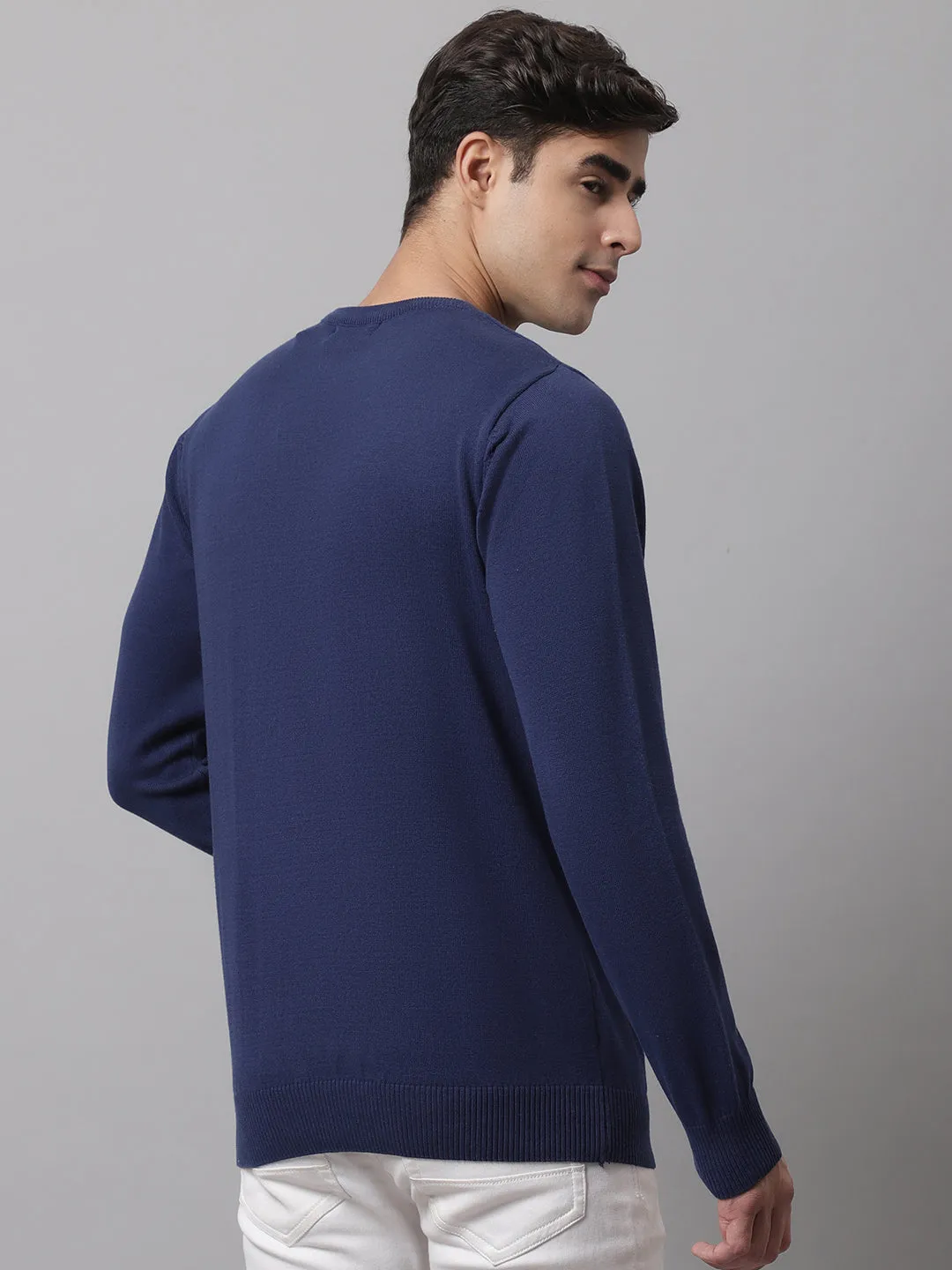 Cantabil  Inkblue Men Sweater