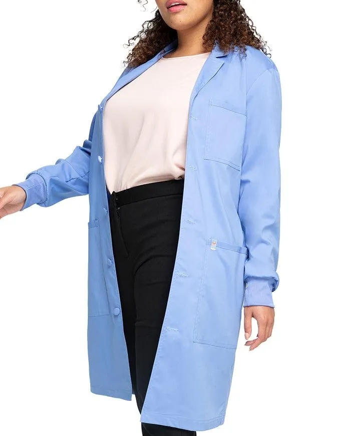 Cherokee Workwear Unisex Lab Coat with Adjustable Belt