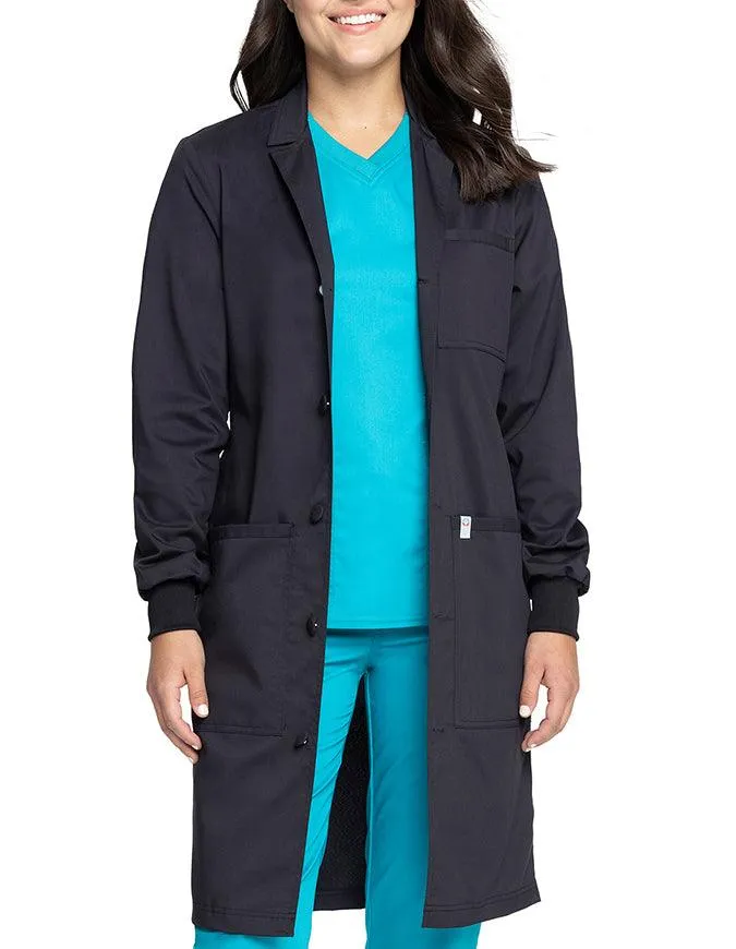 Cherokee Workwear Unisex Lab Coat with Adjustable Belt