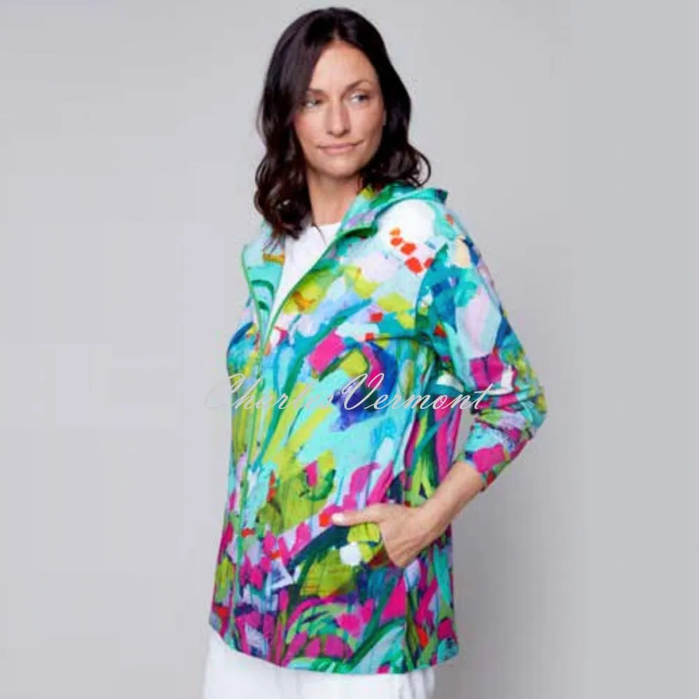 Claire Desjardins 'So Much Garden' Hooded Zip Jacket - Style 91492