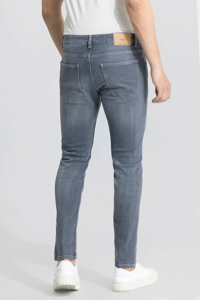 Claude Charcoal Grey Skinny Fit Jeans