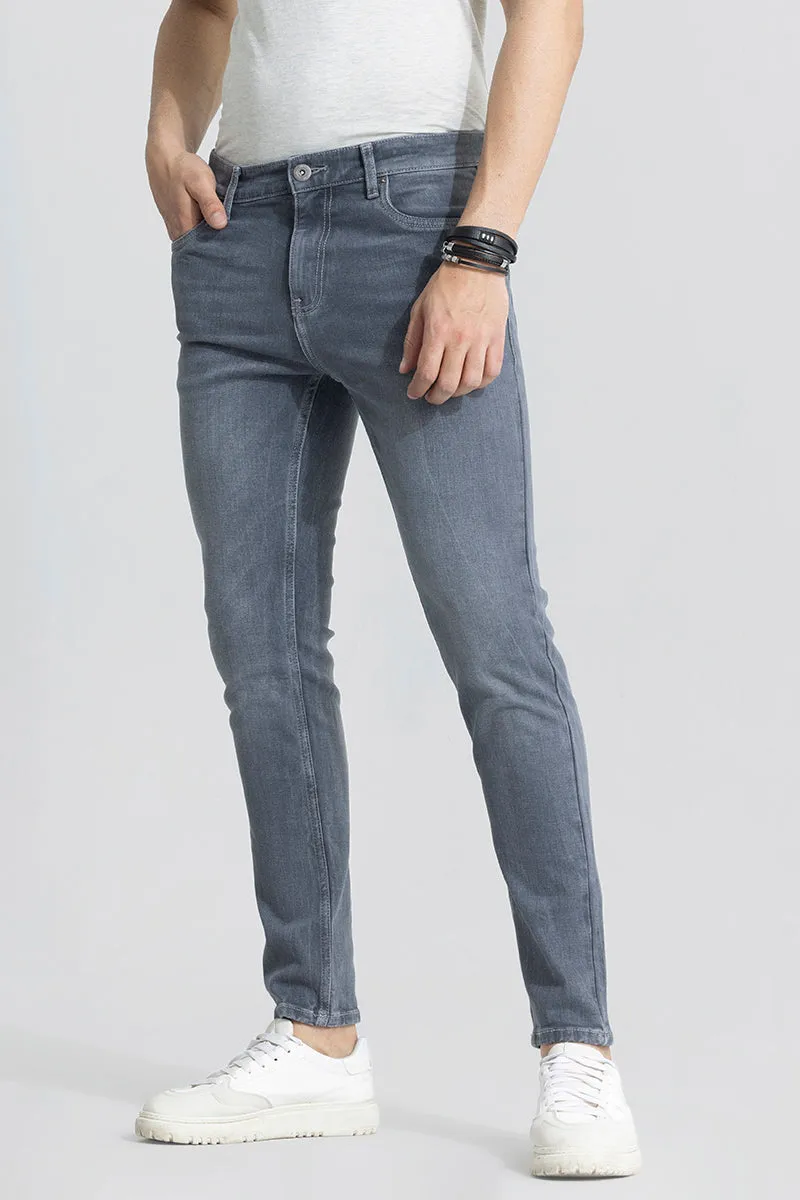 Claude Charcoal Grey Skinny Fit Jeans