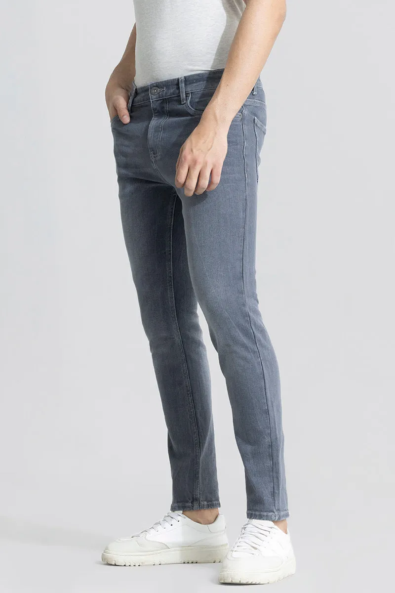 Claude Charcoal Grey Skinny Fit Jeans