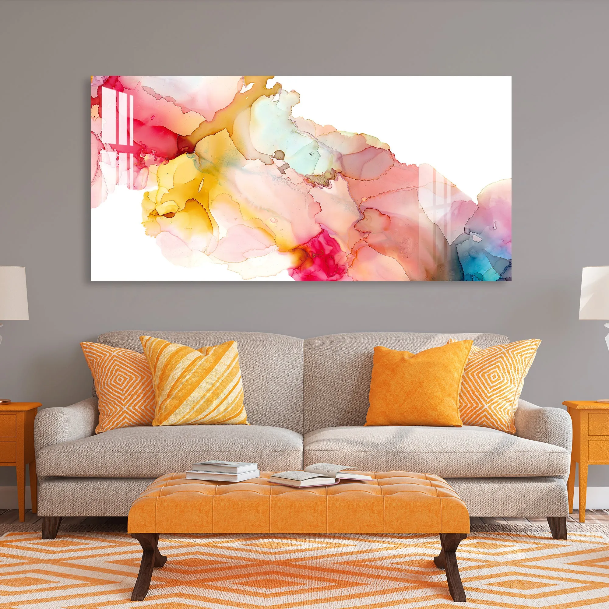 Colour Splash Acrylic Wall Art