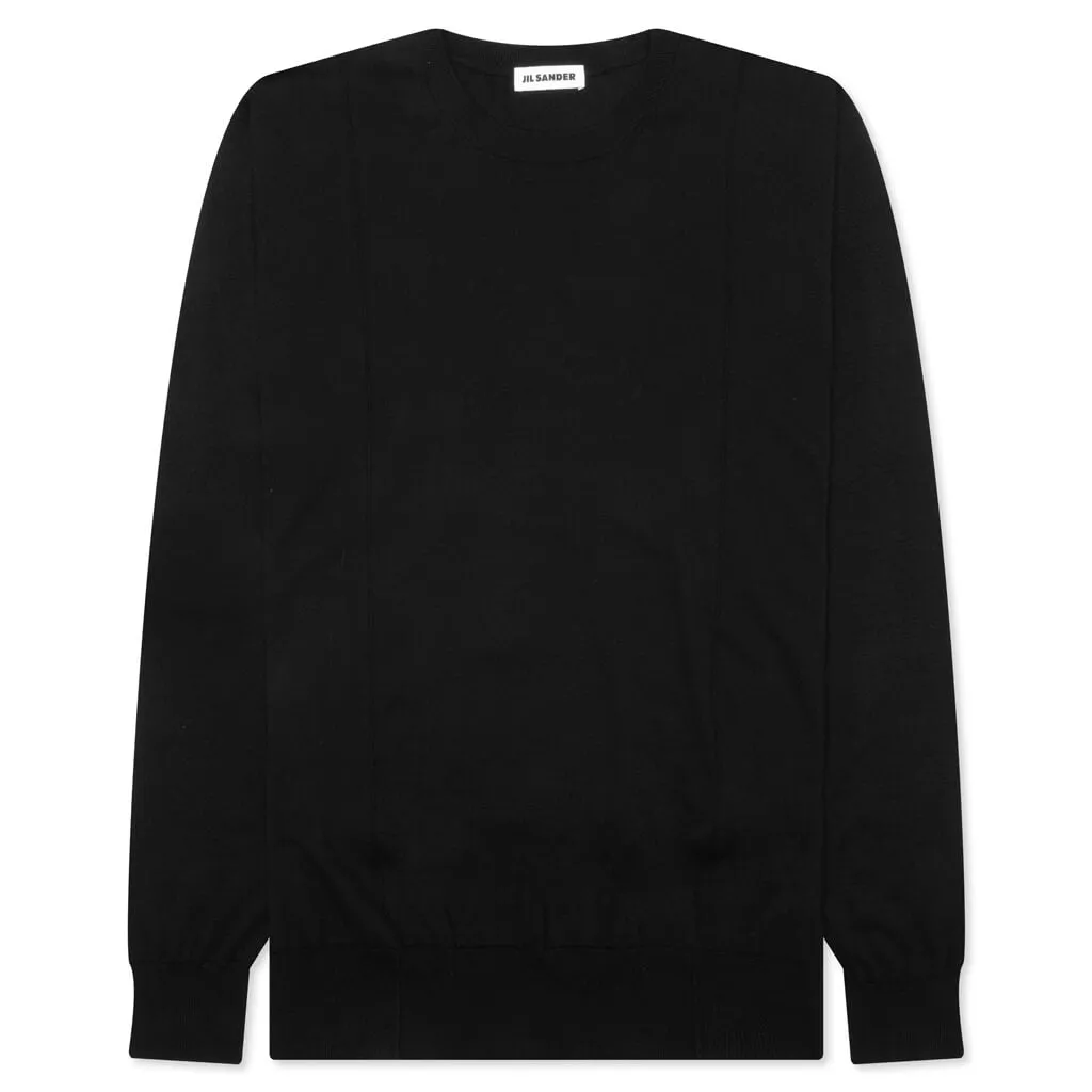 Cotton Sweater - Black