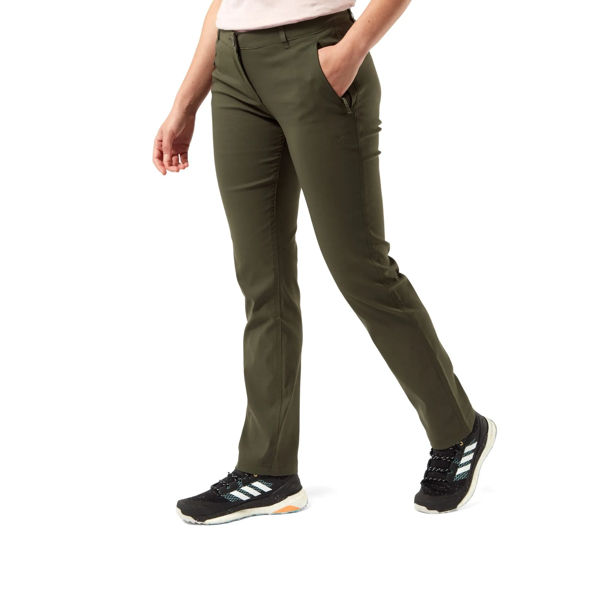 Craghoppers Ladies Kiwi Pro Stretch Trousers CWJ1280 -KHAKI