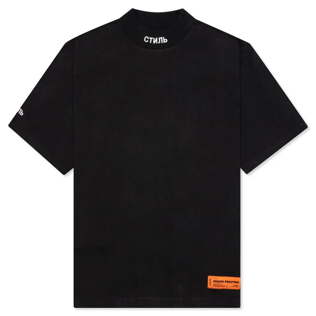 CTNMB S/S Turtleneck - Black/White