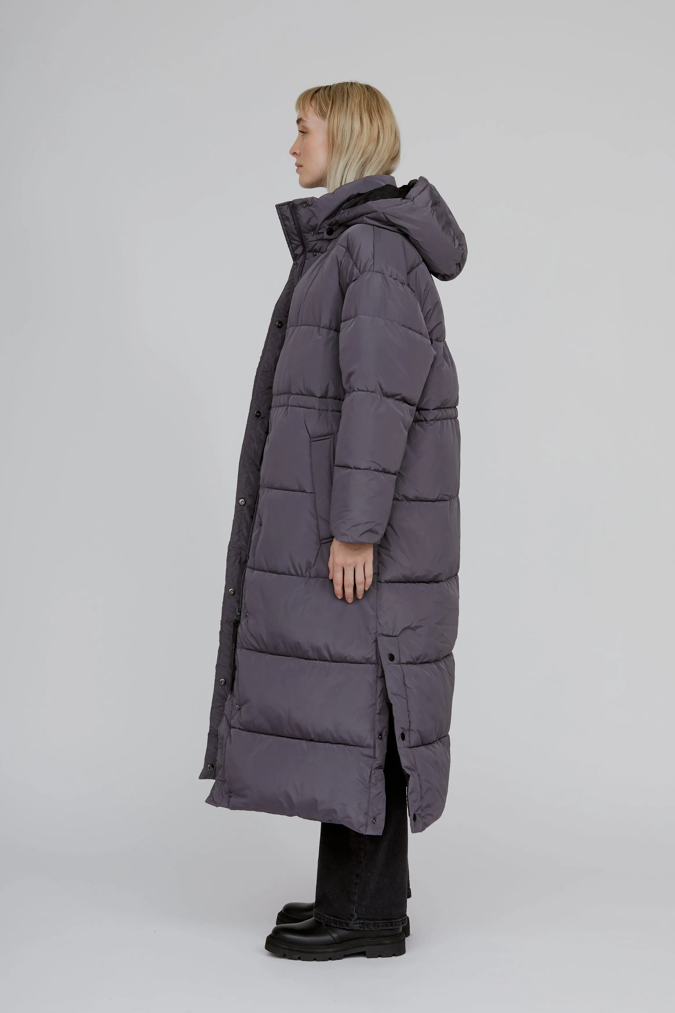 Dagmar Long Coat - Grey