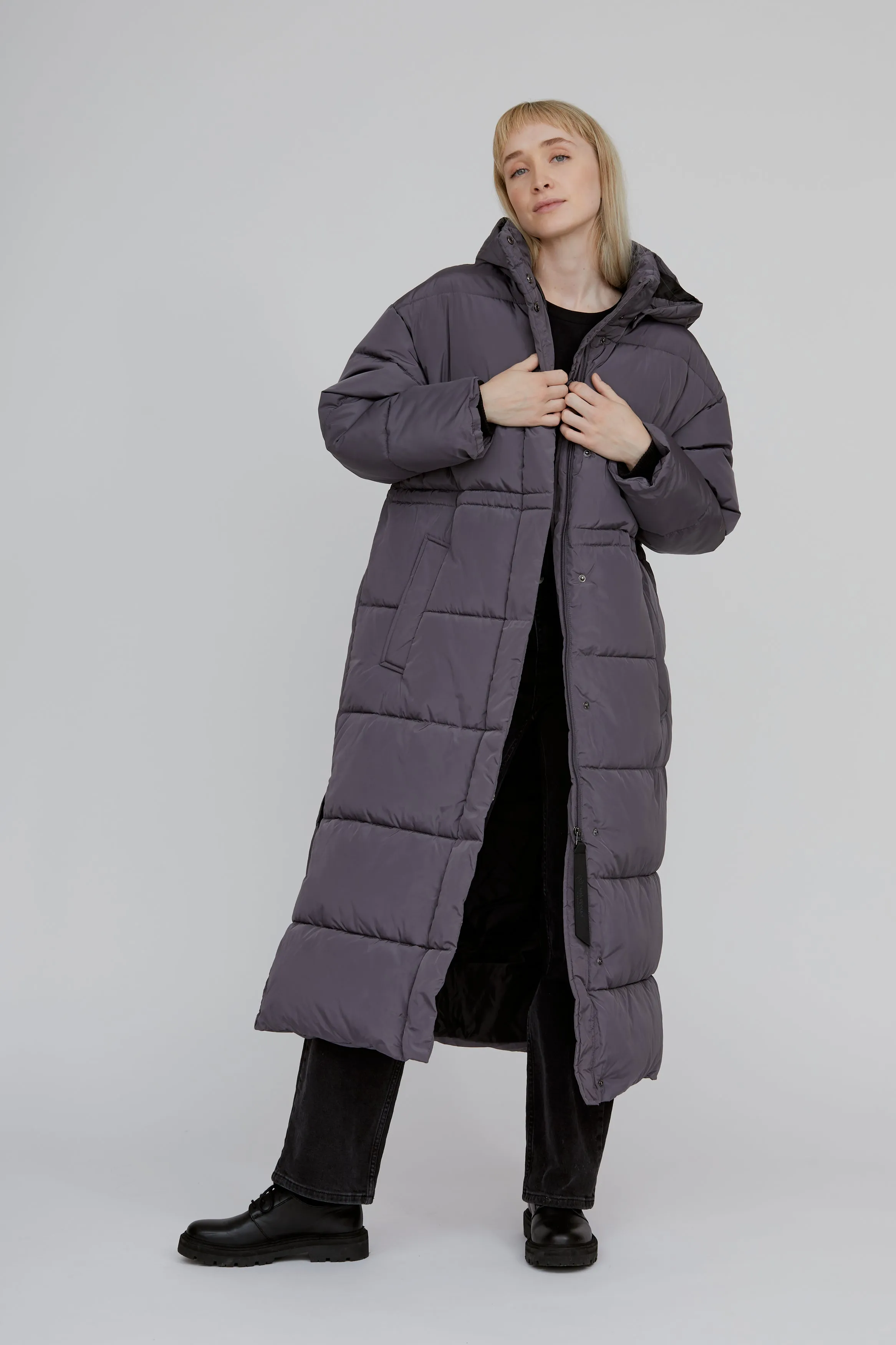 Dagmar Long Coat - Grey