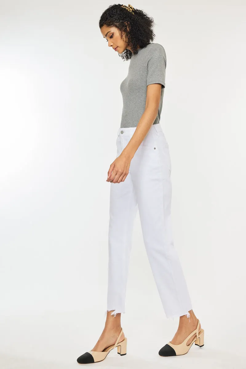 Daniela High Rise Straight Fit Leg Jeans