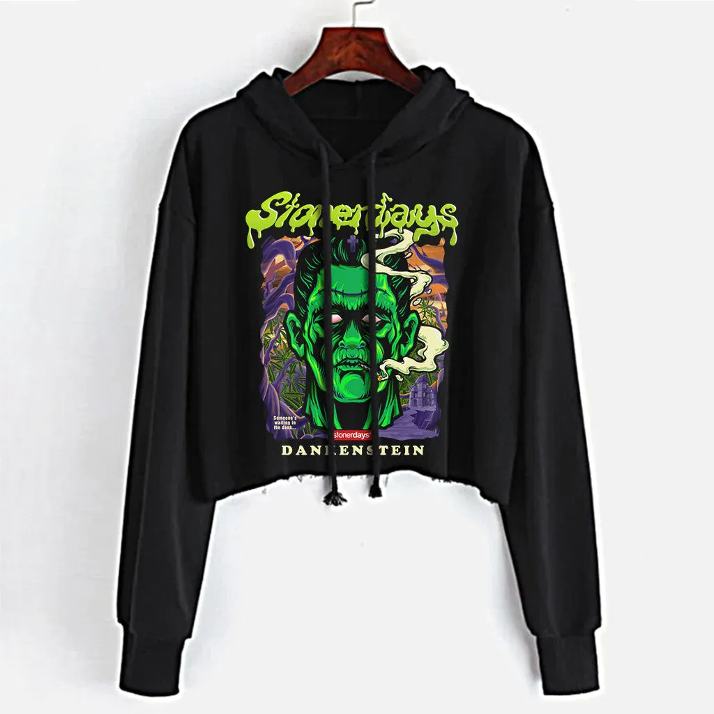 Dankenstein Crop Top Hoodie