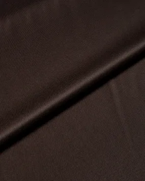 Dark Brown Covert Twill Wool Custom Trousers MUW3308