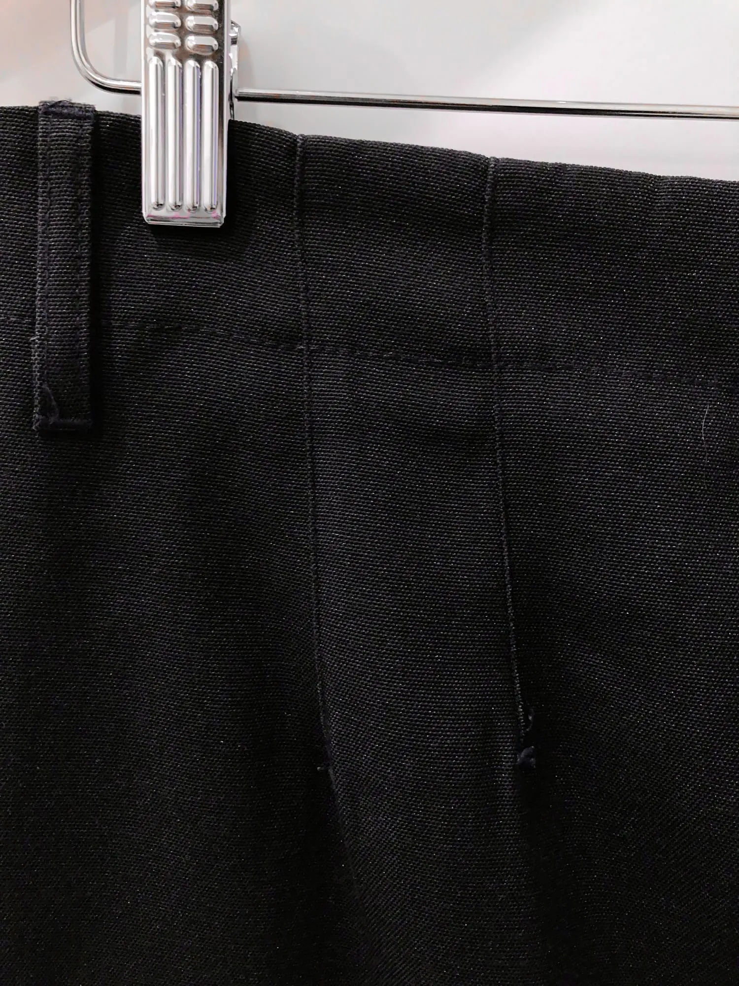 Dirk Bikkembergs black poly-cotton trousers with back cargo pocket - M S