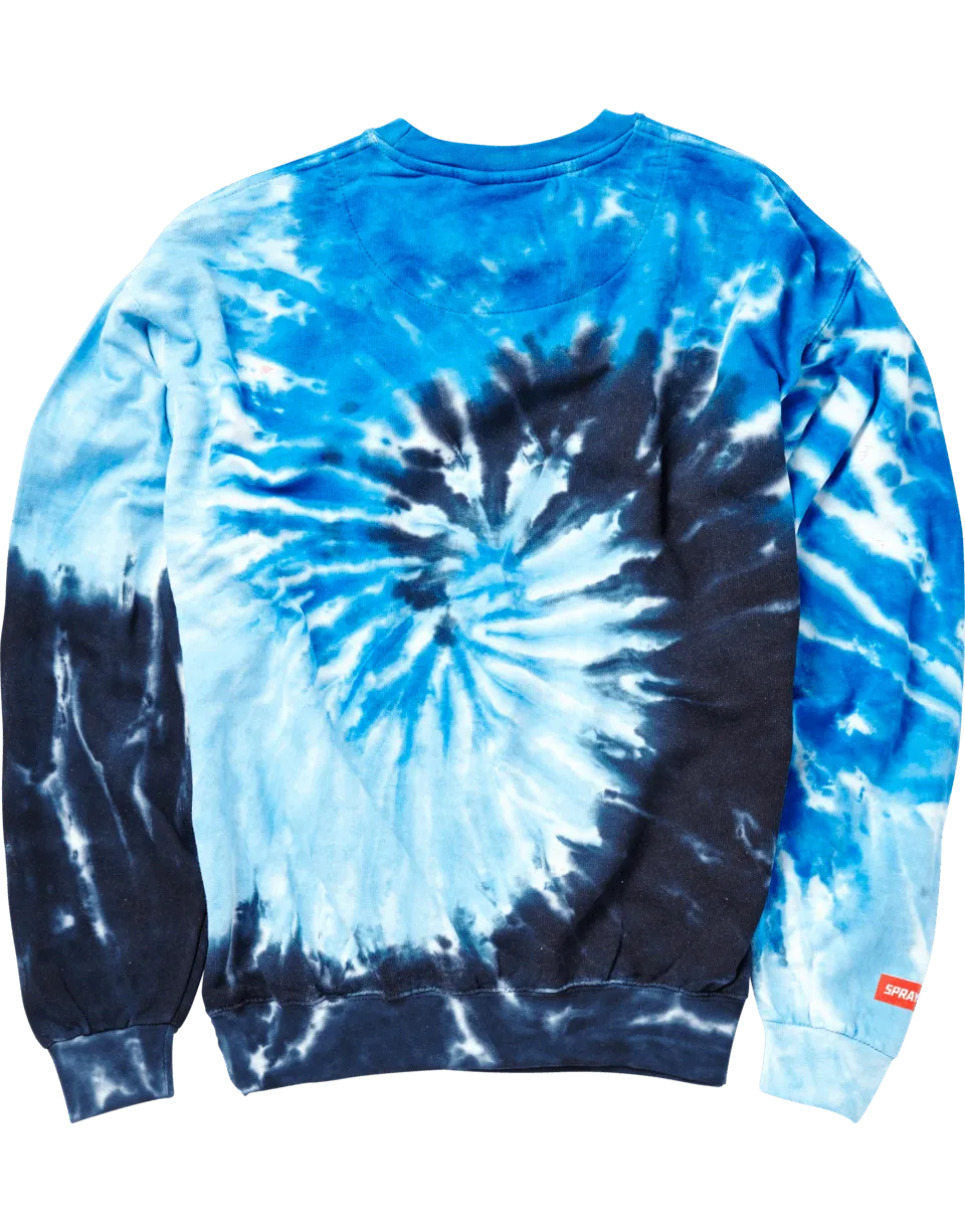 DISRUPTIVE BEHAVIOR DISORDER CREW ROYAL BLUE TIE DYE