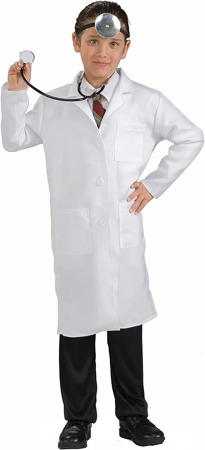 Doctor Lab Coat Child Costume Medium