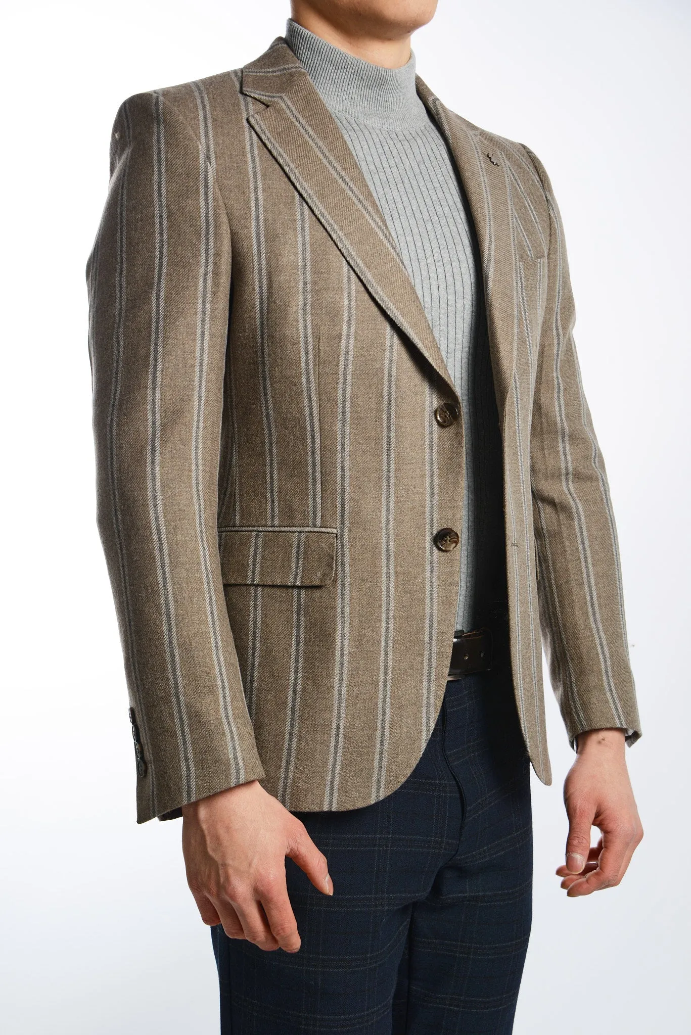 DT Vertical Stripe Euro Sport Coat