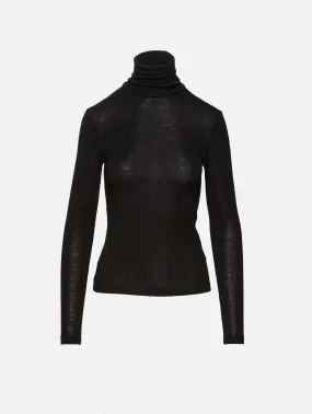 Fine Merino Turtleneck Top